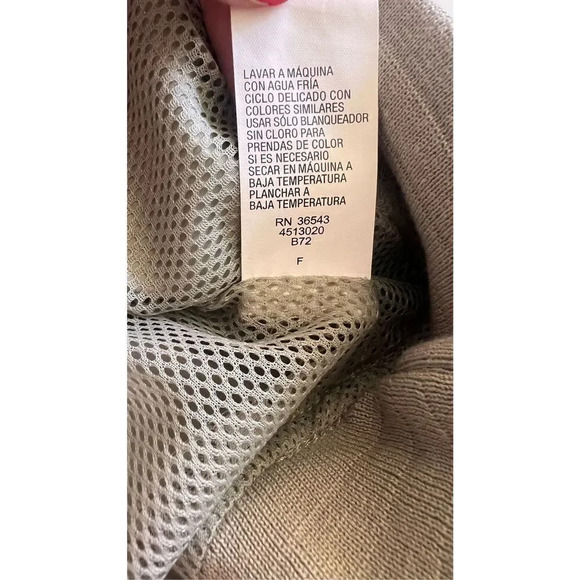 Izod Men’s XXL 2XL Tan V Neck Mesh Fleece Lined Pullover Jacket Coat - Picture 7 of 12